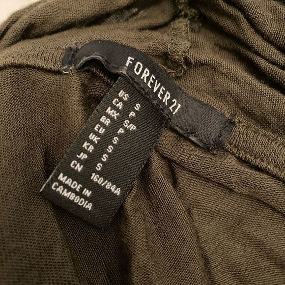 Forever 21 Olive Cardigan - Picture 5 of 6